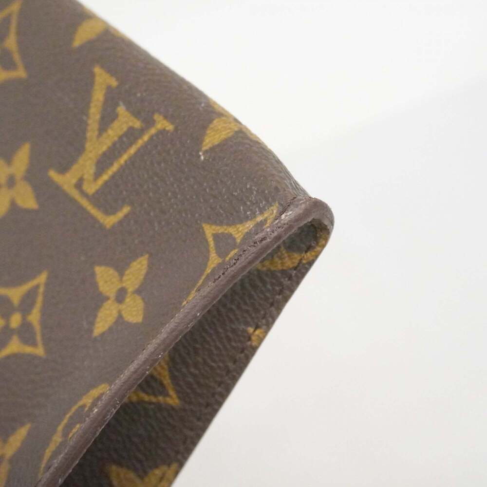 LOUIS VUITTON Authentic Brown Monogram Tote Bag - Picture 11 of 13